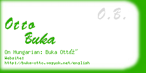 otto buka business card